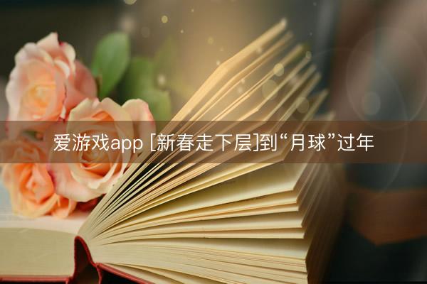 爱游戏app [新春走下层]到“月球”过年