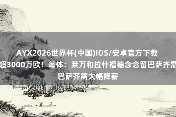 AYX2026世界杯(中国)IOS/安卓官方下载 共计年薪超3000万欧！每体：莱万和拉什福德念念留巴萨齐需大幅降薪
