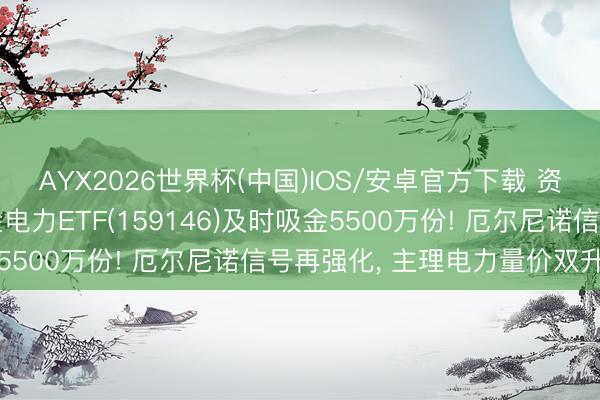 AYX2026世界杯(中国)IOS/安卓官方下载 资金流畅加码! 华宝基金电力ETF(159146)及时吸金5500万份! 厄尔尼诺信号再强化, 主理电力量价双升周期