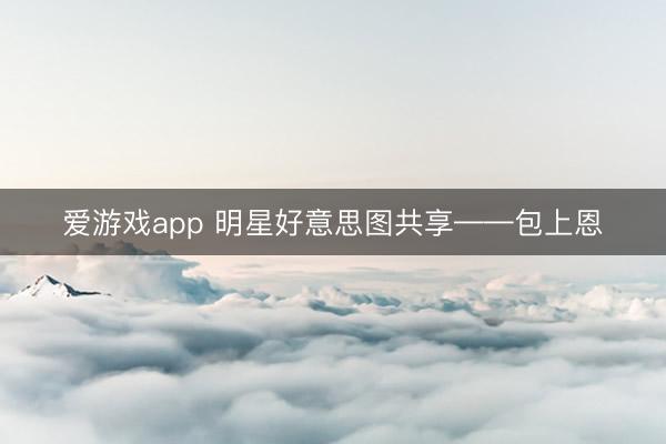 爱游戏app 明星好意思图共享——包上恩